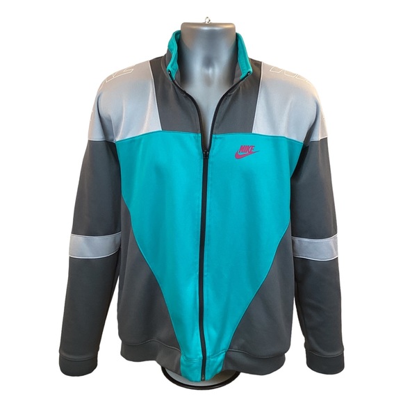 VTG Nike Full Zip Athletic Jacket Men’s Large - Picture 2 of 9